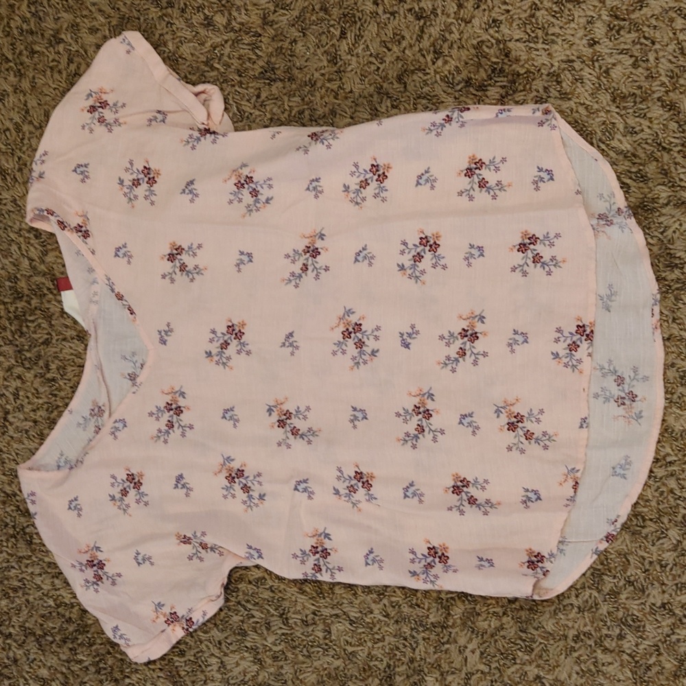 SO Pink floral shirt